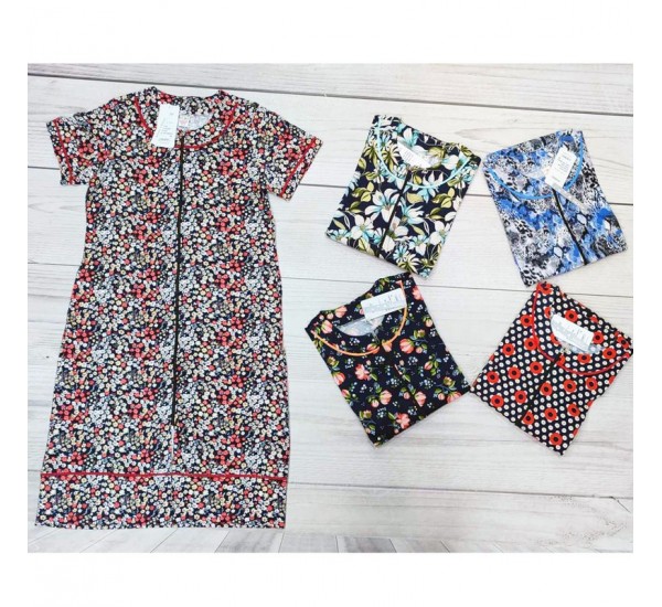 Халат жіночий, бавовна 5 шт (48-56 р) MuK_3386