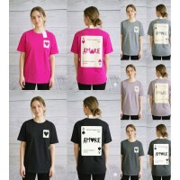 Футболка жіноча, бавовна 5 шт (46-54 р) MuK_5805c