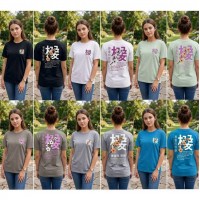 Футболка жіноча, бавовна 5 шт (46-54 р) MuK_5805f