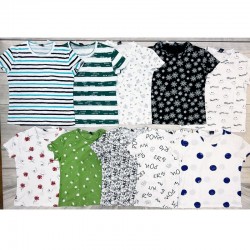 Футболка жіноча, бавовна 10 шт (46-50 р) MuK_3939b