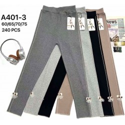 Лосини для дівчаток 12 шт (60-75 см) стрейч PaH_A401-3