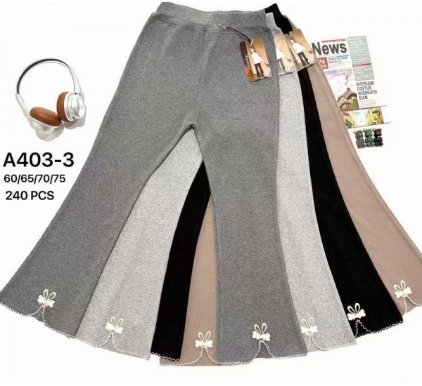 Лосини для дівчаток 12 шт (60-75 см) стрейч PaH_A403-3