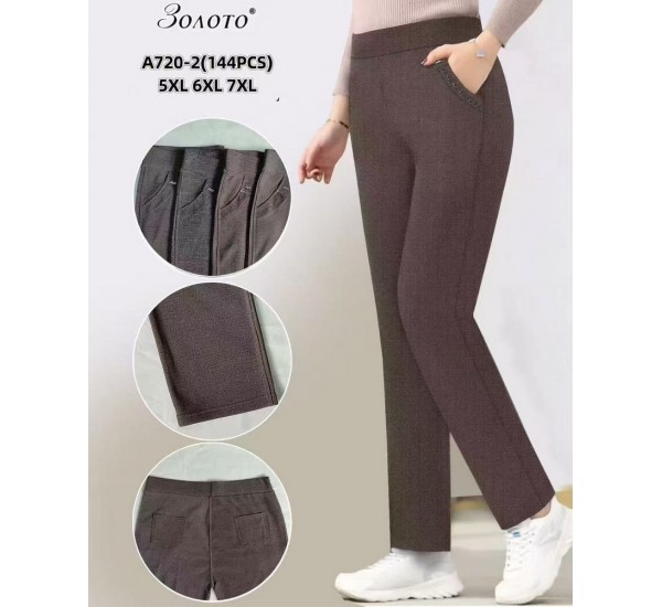 Штани жіночі 6 шт (5-7XL) стрейч PaH_A720-2