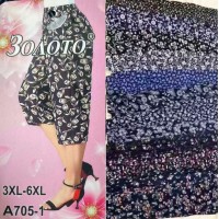 Капрі жіночі 12 шт (3-6XL) холодок PaH_A705-1