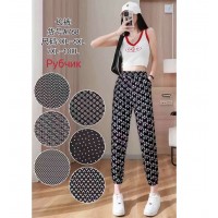 Штани жіночі 12 шт (3-10XL) рубчик/стрейч PaH_A768