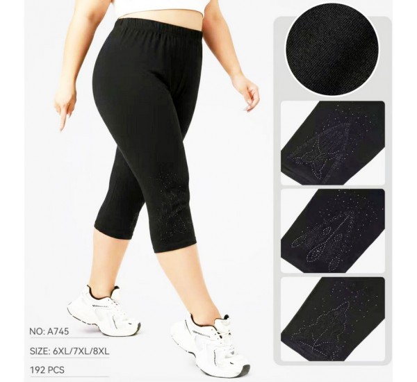 Капрі жіночі 6 шт (3-6XL) стрейч PaH_A745