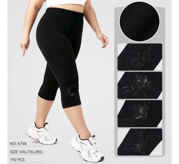 Капрі жіночі 6 шт (6-8XL) стрейч PaH_A748