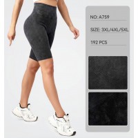 Велосипедки жіночі 6 шт (3-5XL) стрейч PaH_A759