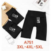 Велосипедки жіночі 6 шт (3-5XL) стрейч PaH_A751