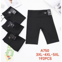 Велосипедки жіночі 6 шт (3-5XL) стрейч PaH_A750