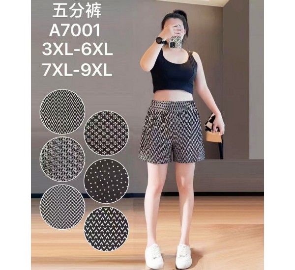 Шорти жіночі 6 шт (3-9XL) бамбук PaH_A7001