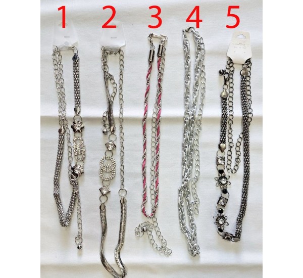 Цепочка женская, металл 1 шт (на объём 100-110 см) ReM_180213