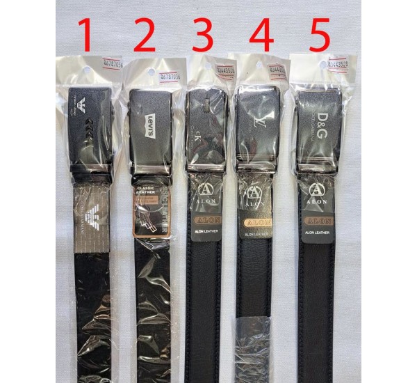 Ремінь чоловічий, екошкіра 1 шт (35 мм) ReM_180203