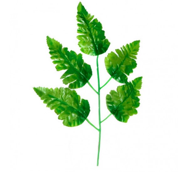 Лист папороті штучний, 100 штук RuS_G3_V01-5
