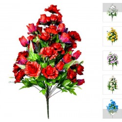 Букет троянди розкритої з бутоном, 1 штука RuS_B10_M-1/36