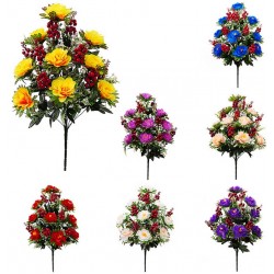 Букет троянди з калиною, 12 штук RuS_B11_A554/18