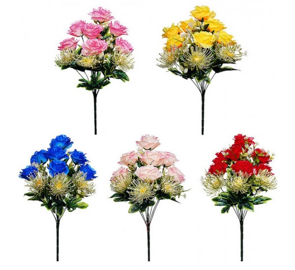 Букет троянди штучний, 12 штук RuS_B33_A-56324