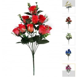 Букет троянд у бутоні штучний, 12 штук RuS_B36_C-63/9