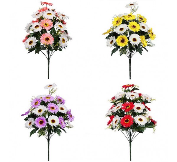 Букет ромашки штучний, 4 штуки RuS_B38_A-2124