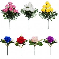 Букет троянди штучний, 7 штук RuS_B60_A-581