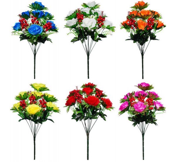 Букет хризантем штучний, 6 штук RuS_B66_A-50024