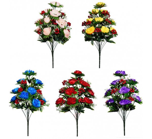 Букет із ягодами штучний, 6 штук RuS_B69_A-579