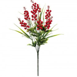 Букет з ягід з листочками, 6 штук RuS_B70_E-9247