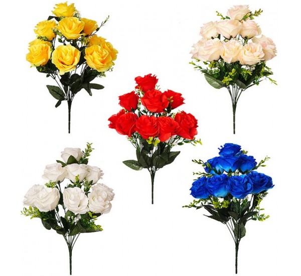 Букет троянди штучний, 5 штук RuS_B76_A-585/10