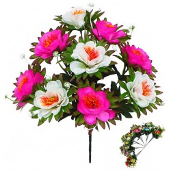 Букет півонії штучний, 5 штук RuS_B131_A-514/10