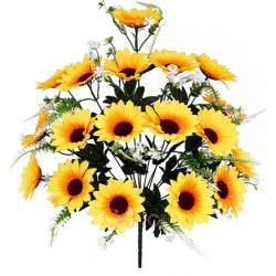 Букет соняшнику штучний, 2 штуки RuS_B132_A-515/18