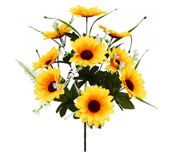 Букет соняшнику штучний, 2 штуки RuS_B135_A-515/9