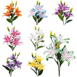 Гілка лілії штучна, 10 штук RuS_C42_Z-02-L