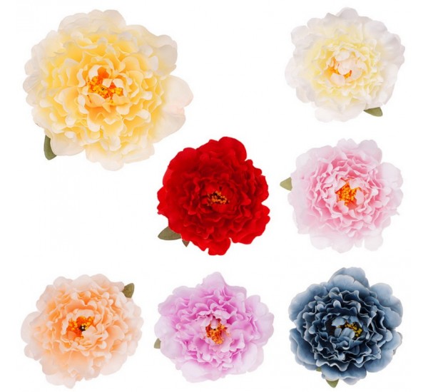 Голова півонії штучна, 12 штук RuS_D42_T303