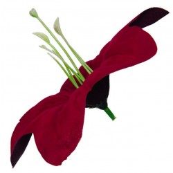 Голова лілії бордо штучна, 200 штук RuS_D80_K02