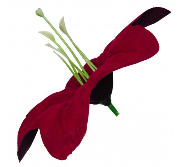 Голова лілії бордо штучна, 200 штук RuS_D80_K02