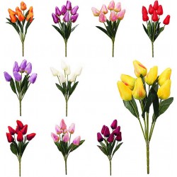 Букет тюльпана штучний, 10 штук RuS_A50_№7