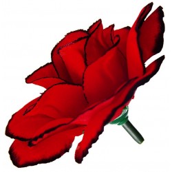 Голова троянди оксамит штучна, 200 штук RuS_E24_R-34a