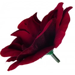 Голова троянди оксамит штучна, 200 штук RuS_E25_R-34b