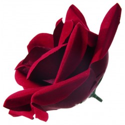 Голова троянди оксамит штучна, 125 штук RuS_E40_R-4a