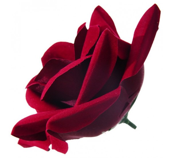 Голова троянди оксамит штучна, 125 штук RuS_E40_R-4a