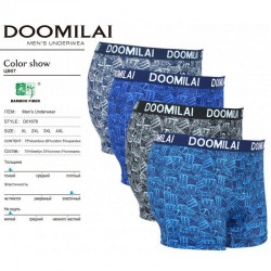 Труси чоловічі DOOMILAI 12 шт (1-4XL) бамбук RZ6000_01876