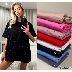 Футболка жіноча, трикотаж 5 шт (50-56 р) RZ4492_26001