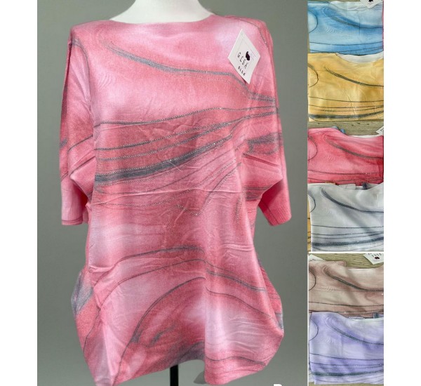 Футболка жіноча 5 шт (50-58 р) кашемір RZ4492_26125