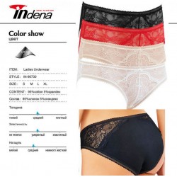 Труси жіночі INDENA 8 шт (S-XL) стрейч/коттон RZ6000_90730