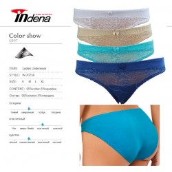 Труси жіночі INDENA 8 шт (S-XL) стрейч/коттон RZ6000_70738