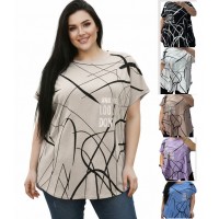 Футболка жіноча супер-Батал, коттон 5 шт (54-64 р) RZ4492_26009