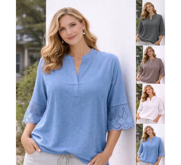 Блуза жіноча, жатка 5 шт (52-56 р) RZ4492_26106