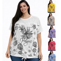 Футболка жіноча Батал, коттон 5 шт (54-58 р) RZ4492_26011