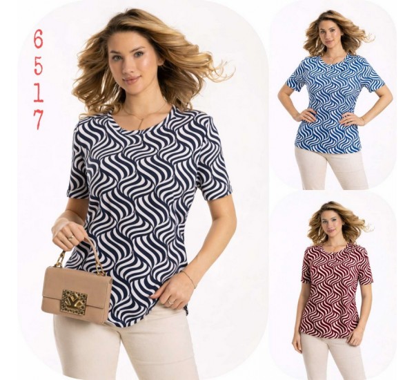 Футболка женская, коттон 6 шт (M-4XL) SeR2152_6517