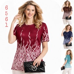 Футболка женская, коттон 6 шт (M-4XL) SeR2152_6561